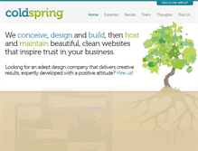 Tablet Screenshot of coldspringdesign.com